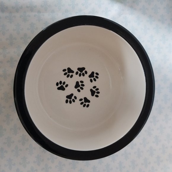 Retro Inspired Font Thirsty and Hungry Ceramic Dog Bowls - Picture 5 of 6